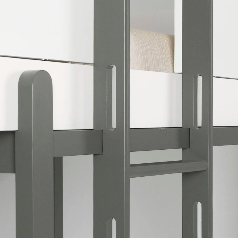 Bebble - Modern Bunk Beds -- White and Natural