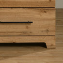 Commode 5 tiroirs Barcelo - Chêne nordique