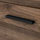 Bureau double 6 tiroirs Tao - Noyer naturel