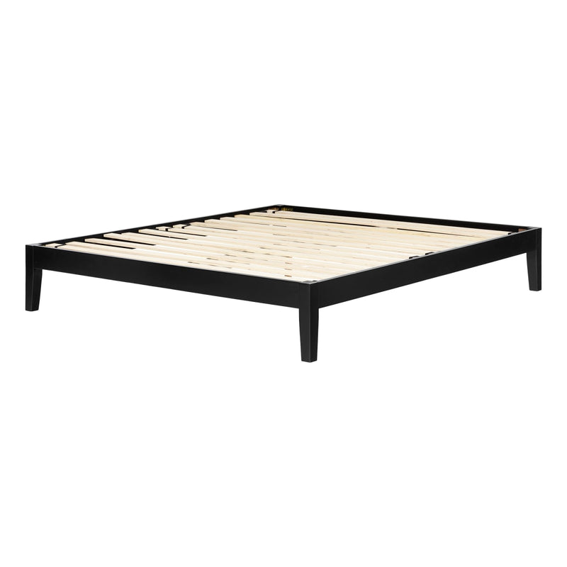 Base de lit king 78" Vito - Noir solide