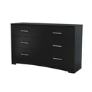 Bureau double 6 tiroirs Gramercy - Noir