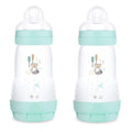 Ensemble de 2 Biberons Anti-Colique 9oz - Bleu — Mam