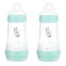 Set of 2 Anti colic bottles 9 oz - Blue