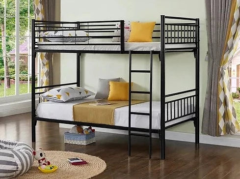 Double / double metal bunk beds