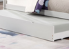 Lits superposés 39"/39" avec escalier - Blanc