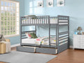 Lits superposés 54"/54" - Gris — IFDC
