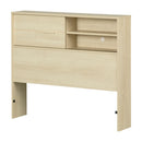 Tête de lit bibliothèque simple 39" Noah - Chêne blanchi