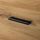 Commode 5 tiroirs à pattes en métal Musano - Chêne nordique