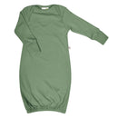 Chemise de nuit bébé en bambou – Vert chasseur – Vue du produit