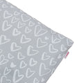 Oreiller pour enfant - Cœurs gris — Neka
