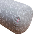 Coussin d'allaitement régulier - Cœurs gris — Neka