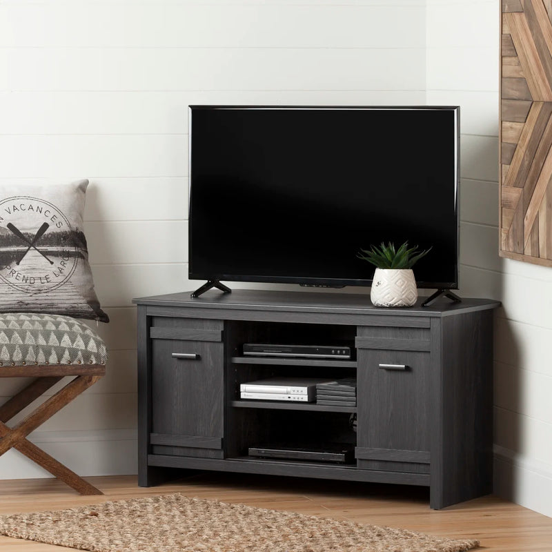 Meuble TV en coin 42" Exhibit - Chêne gris