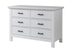 Bureau double Como - Vintage White