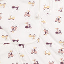 Quilted Bamboo Blanket – Vespa – Detail 3