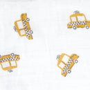 Couverture en mousseline de coton – Taxis, vue complémentaire