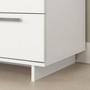 Commode 5 tiroirs Cavalleri - Blanc solide