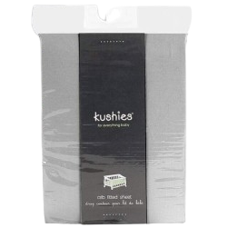 Crib fitted Sheet - Percale - Grey