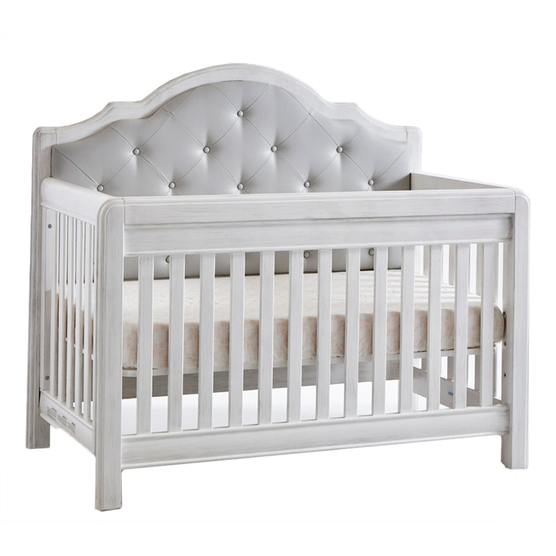 Cristallo Vintage White Gray Vinyl Bassinet