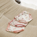 Culottes d’entraînement lavables, ensemble de 3 – Framboises, Jardin et Vespa – Détail 2