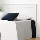 Tête de lit double/queen 54"/60" Vito - Blanc