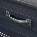 Ensemble lit matelot et tête de lit bibliothèque double 54" Ulysses - Myrtille