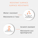 Bureau de travail avec support à clavier Ezra - Chêne nordique