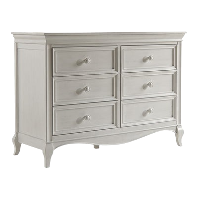 Double Dresser Diamante Vintage White