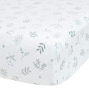 Flannel Crib Fitted Sheet – Foliage – Product view