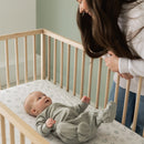 Flannel Crib Fitted Sheet – Foliage – Detail 3