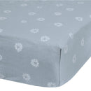 Drap contour de bassinette en flanelle – Marguerites – Vue du produit