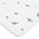 Drap contour de parc en flanelle – Oiseaux – Vue du produit
