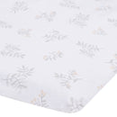 Drap contour en coton pour parc – Feuilles