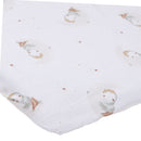 Drap contour en coton pour parc – Hiboux