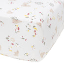 Printed Cotton Crib Fitted Sheet – Bears