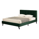 Lit complet rembourré queen 60" Flam - Vert foncé