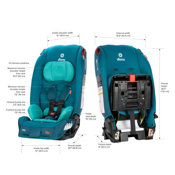 Siège d'auto Radian 3R - Turquoise