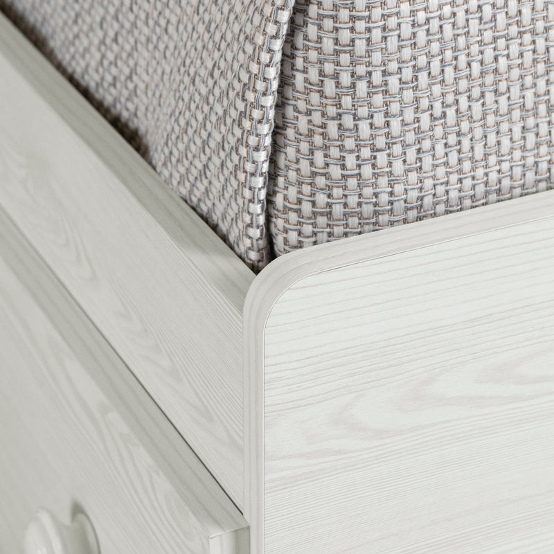 Lit matelot 3 tiroirs simple 39" Summer Breeze -Pin blanc