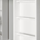 Lit mezzanine avec bureau simple 39" Logik - Blanc solide