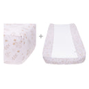 Changing Pad Cover and Crib Sheet Set – Spring (floral), additional view