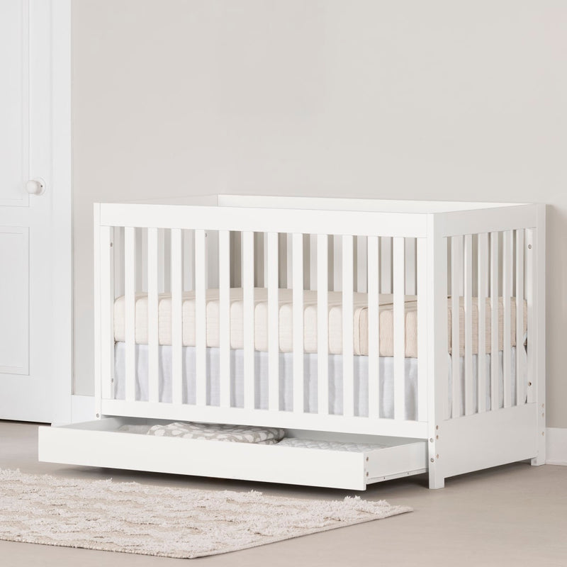 Crib with Drawer  Yodi White 12309