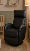 fauteuil électrique Eva cuir - Noir
