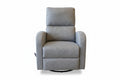 Fauteuil Berçant Pivotant Manuel avec port USB - Gris pâle — Adams