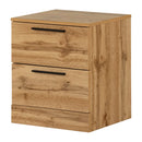 Table de chevet 2 tiroirs Step One Essential - Chêne nordique