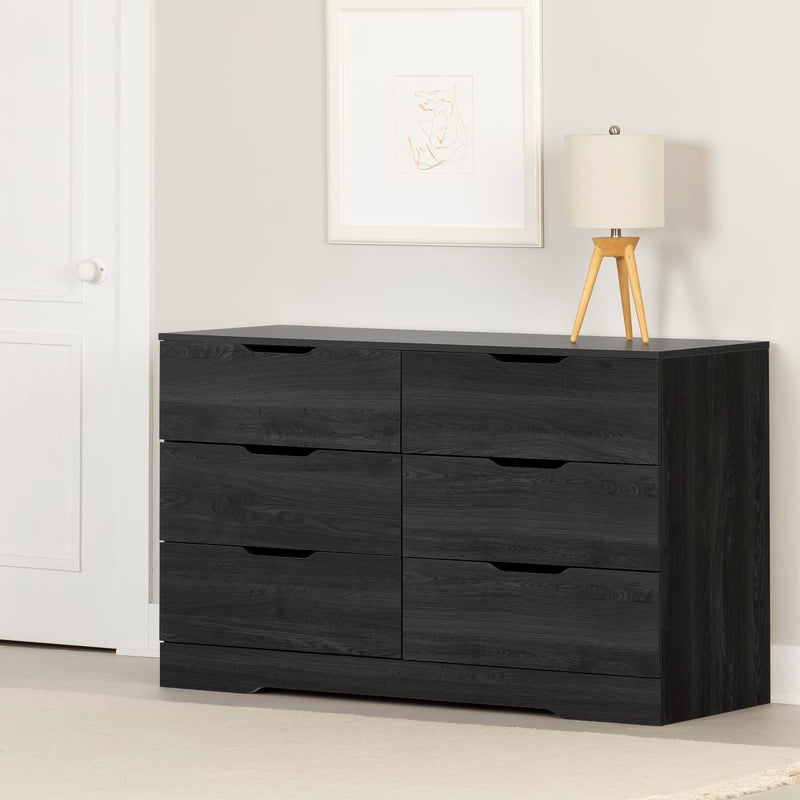 6-Drawer Double Dresser  Holland Gray Oak 10395