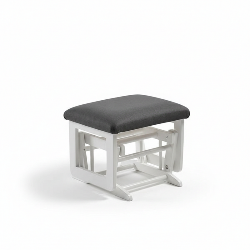 Tabouret Adams - Blanc et Gris foncé