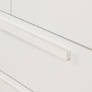 Armoire de rangement 2 portes Haven - Blanc solide