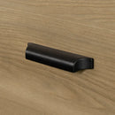 Bureau double 6 tiroirs Versa - Frêne naturel