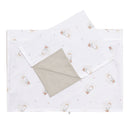Housse de couette réversible pour lit simple avec taie – Hiboux
