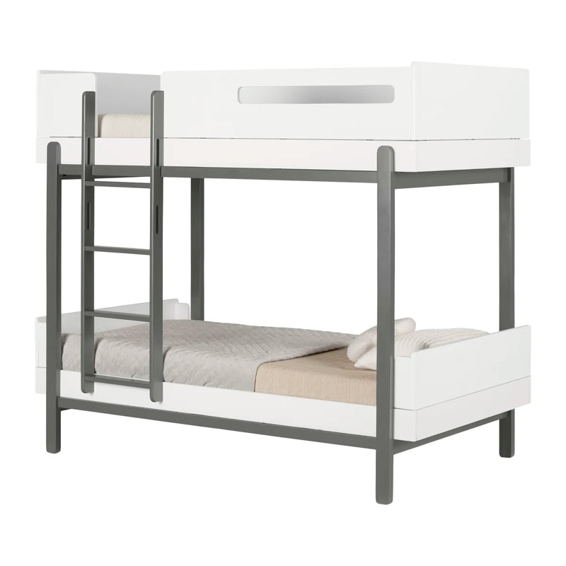Bebble - Modern Bunk Beds -- White and Natural