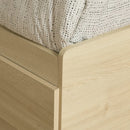 Lit matelot 3 tiroirs simple 39" Noah - Chêne blanchi